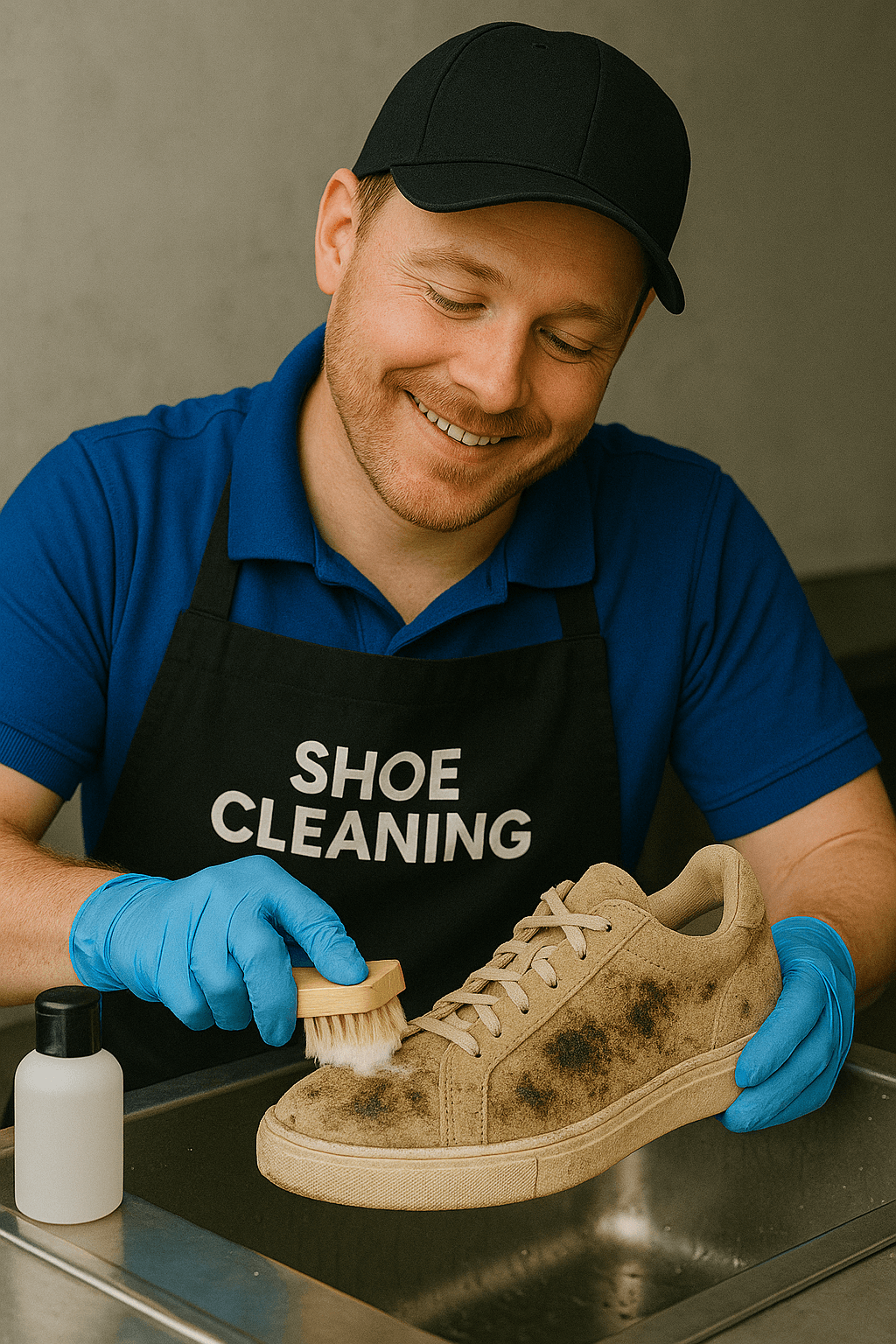 Shoe cleaning background